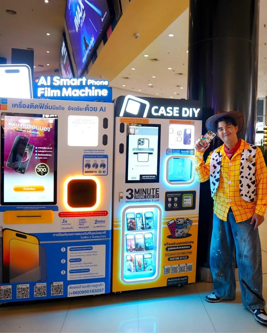 Veger Thailand branded kiosk, Bangkok