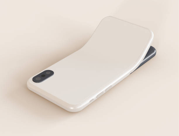 Transparente frostige Handyhülle Produktdisplay